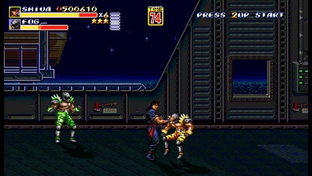 Streets of Rage Remake 5.2 - Shiva 3, Mania NO DEATH (Custom Route)
