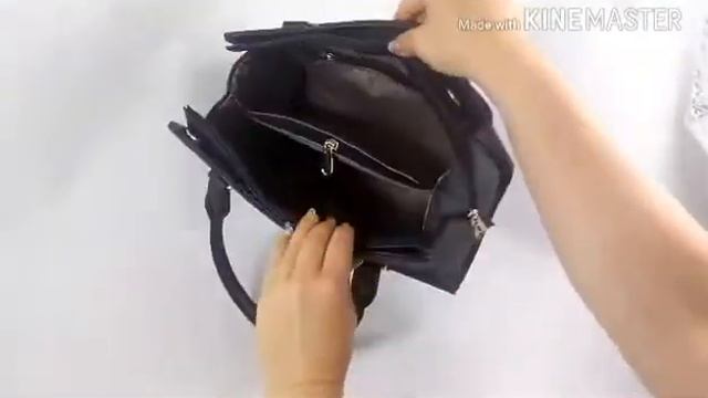 Сумка женская синяя матовая, спереди замш. смотреть онлайн