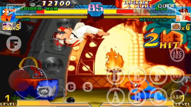!KAWAKS ARCADE EMULATOR! Jugando Marvel vs. Capcom: Clash of Super Heroes смотреть онлайн