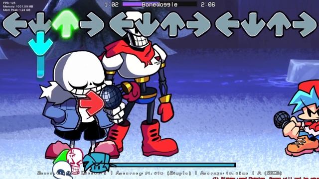 FNF Indie Cross Port (Yoshi Engine) | Sans Week - Bonedoggle (Bonus Song) смотреть онлайн