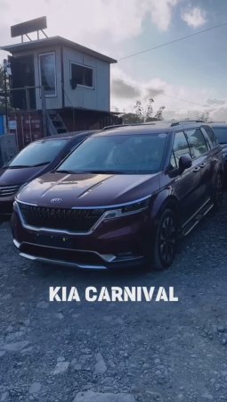 Вишневый KIA Carnival из Южной Кореи для нашего клиента👍