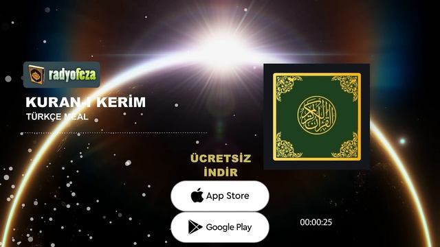 RADYO FEZA | Kuran-ı Kerim Türkçe Meal | Android ve IOS Yayında смотреть онлайн