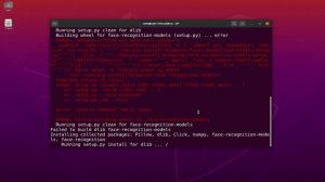 Установка Face Recognition на Linux Ubuntu | Установка dlib Linux Ubuntu