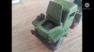 Урал-4320 из скульптурного пластилина