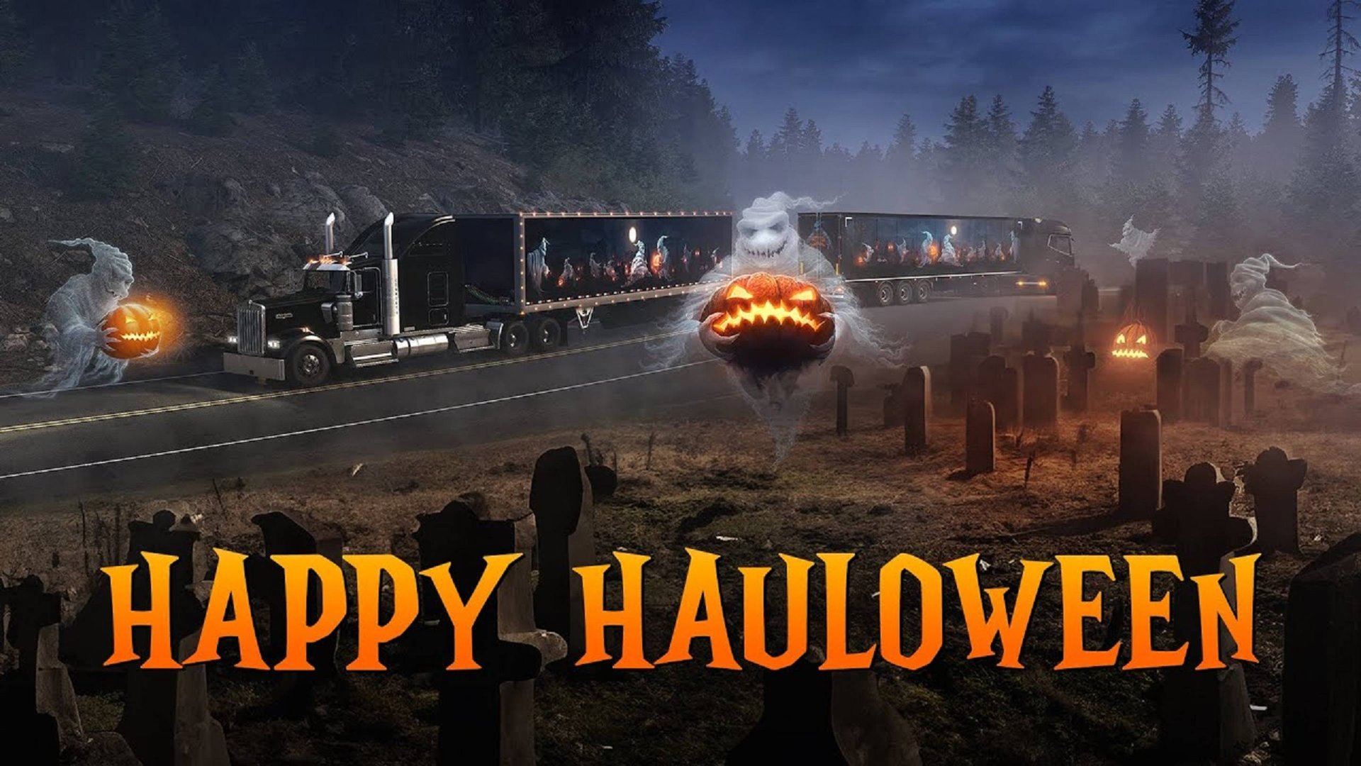 НОВЫЙ ИВЕНТ в #ATS и #ETS2 - Happy Hauloween смотреть онлайн