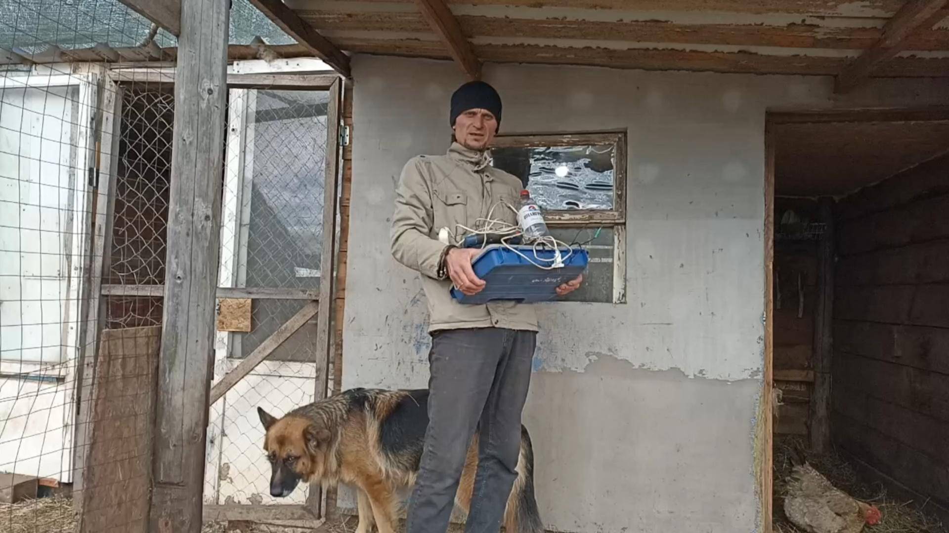Зина уехала к другим хозяевам//готовим участок к зиме//отдыхать будем зимой//