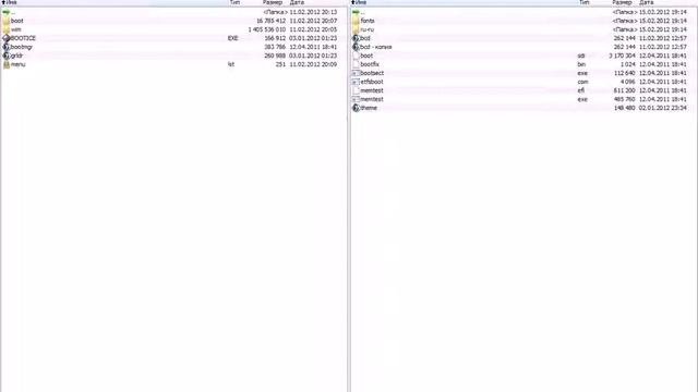 Создание флешки и редактирование Bcd