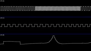 Agent X II Title Theme by TDM (ZX Spectrum AY oscilloscope), AY cover of Tim Follin's beeper track