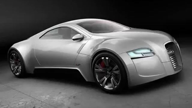 001768 Audi concept серебристый