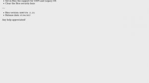 BIOS update or System Factory Restore - Lenovo ThinkPad x1 Carbon 5th