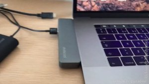 БЕЗЛИКИЙ КИТАЙСКИЙ НОНЕЙМ Type-C USB RJ45 HUB для MacBook Pro с 1000Mbps Ethernet модемом!