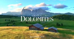 Dolomites Italy ｜ 4K Ultra HD 60fps - Europe Scenic Relaxation Film with Peaceful Music