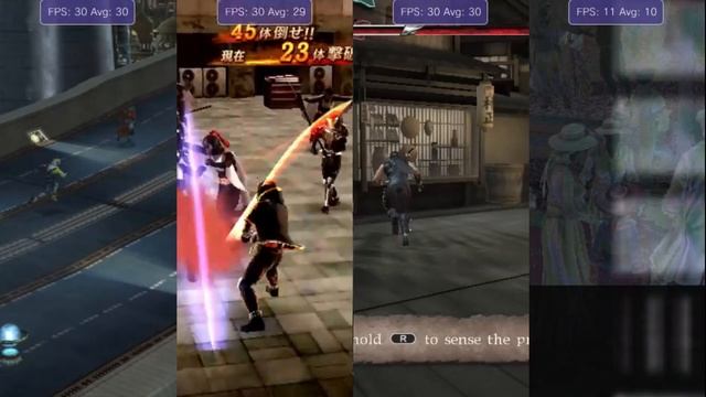 Vita3K Android v12 Preview 1 FFX HD - Kamen Rider - NINJA GAIDEN Σ2 - AC III  PSVita emulator