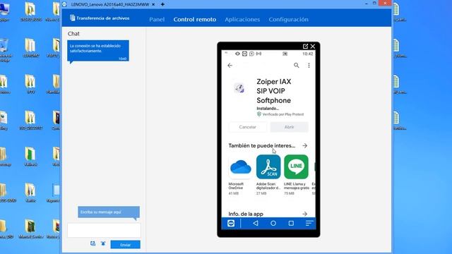 Instalando App zoiper iax sip voip softphone, por TeamViewer смотреть онлайн