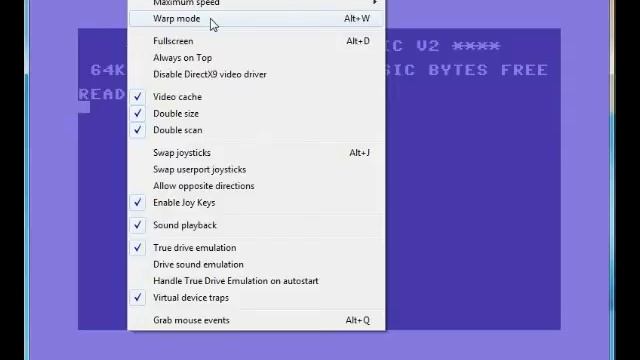 A Basic Tutorial On How To Use VICE C64 V2.4 Commodore 64 Emulator смотреть онлайн