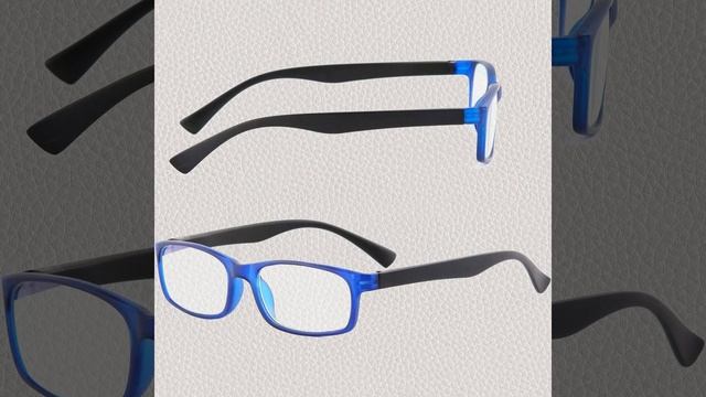 Blue Light Blocking Reading Glasses, Computer Glasses, Anti Glare, Anti Eyestrain, UV Protection смотреть онлайн