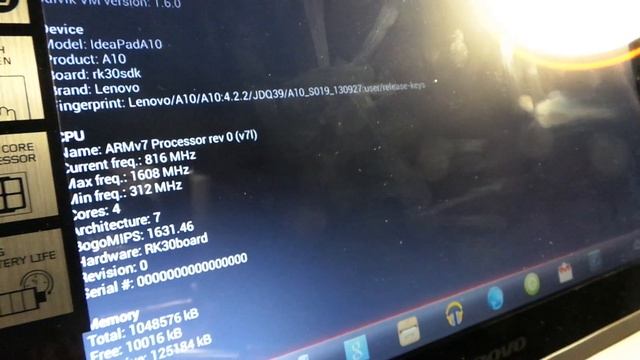 Lenovo IdeaPad A10 Android notebook review english  Tech2.hu