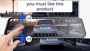 Best Mirror Dash Cam For Car | AZDOME PG17 Car Dvr Mirror Dash Cam Review