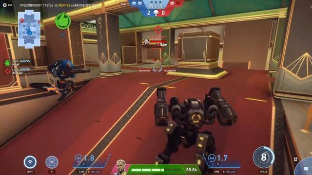 Ran into a FRIEND in CPC | Countering SEEKER the SILLIEST way possible - Mech Arena