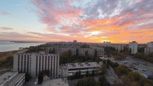 Красивейший закат. Озеро на латошинке и осенние пейзажи.