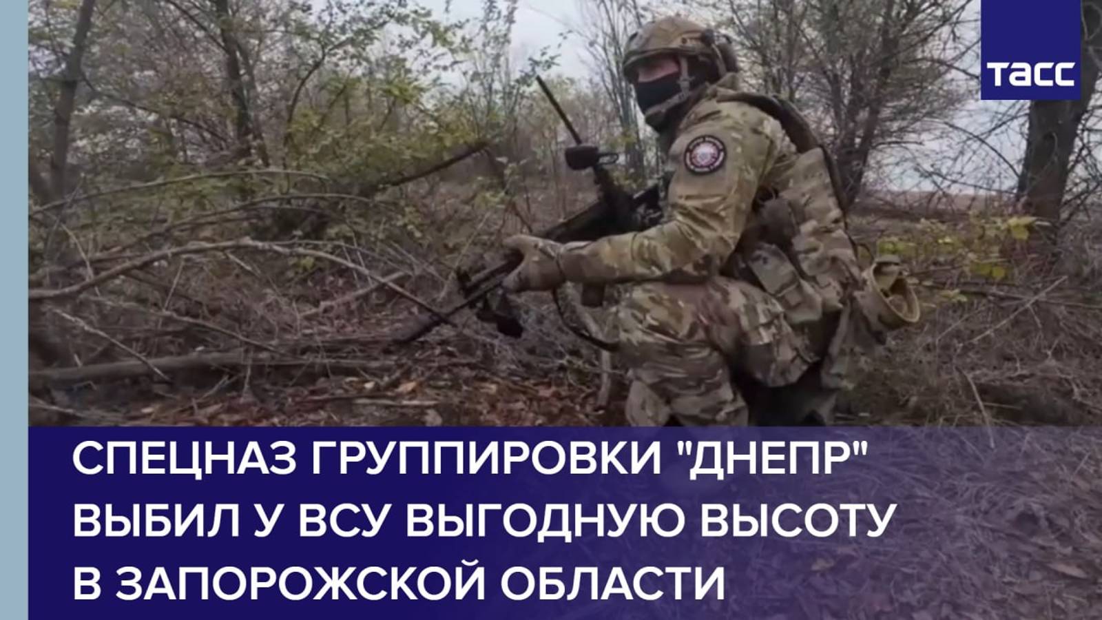 Спецназ группировки "Днепр" выбил у ВСУ выгодную высоту в Запорожской области
