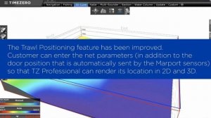 TimeZero Trawl Positioning Module