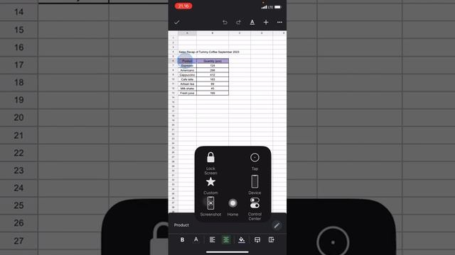 How to Make A Chart on Google Sheets | iOS iPhone