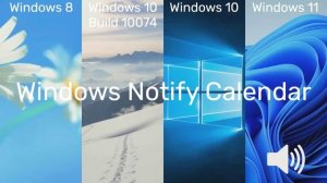 Windows 8 vs. 10 Build 10074 vs. 10 vs. 11 System Sounds