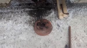 Развалился подшипник на прицепе