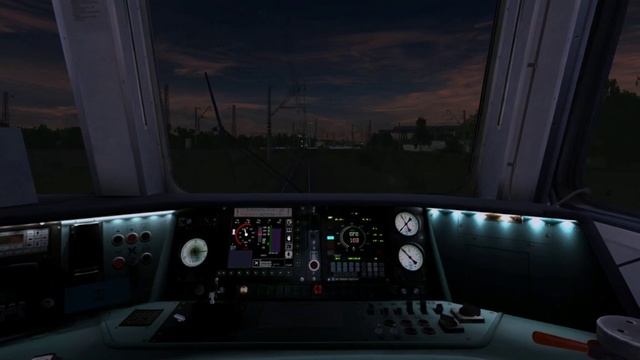 Trainz: ЭД4М-0358 рейс 6855 Крутое  Железнодорожная