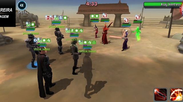 SWGOH Ajass Ventress GAC Counters - Season 42 (5v5) смотреть онлайн
