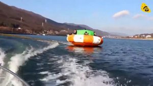 Надувной #аттракцион Гигантская ватрушка «Waterspin (Ватер Спин)»