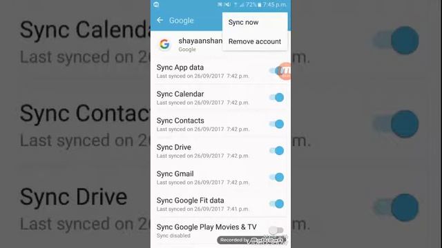 How to remove play store account android phone