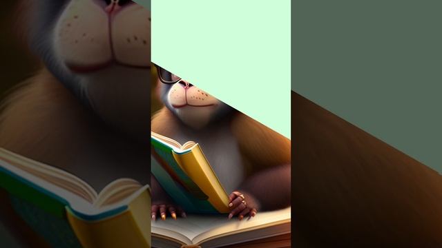 A mean and grumpy monkey reading a book with glasses #shortsvideo #shortsfeed смотреть онлайн