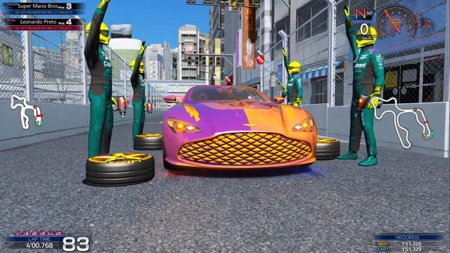 Aston Martin DBS GT Zagato/Tokyo Pit Stop/Assetto Corsa.(car mod link) смотреть онлайн