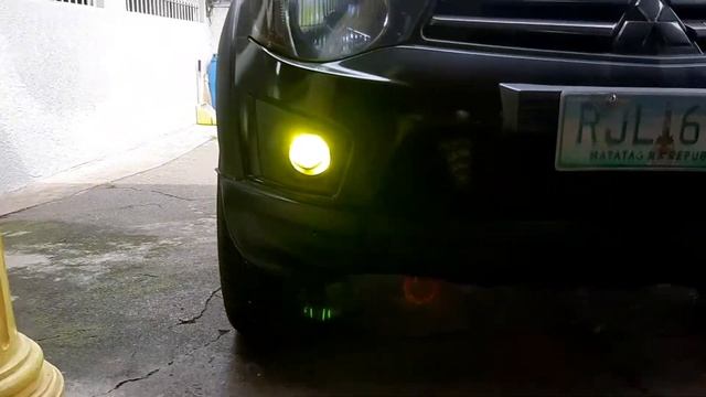 nighteye led 6500k install in yellow lens foglight смотреть онлайн