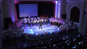 Отчетный юбилейный концерт ЩДМШ,  290424 Оркестр тембровых гармоник, рук. А.Шмелёв