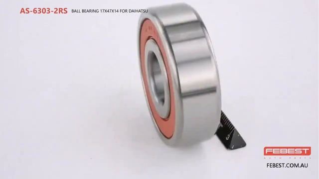 AS-6303-2RS BALL BEARING 17X47X14 FOR DAIHATSU смотреть онлайн
