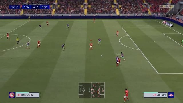 Спартак - Бристоль Сити 40 тур Чемпионшип лиги Англии FIFA 21 PS5