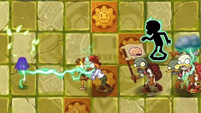 Plants vs Zombies 2 MOD Every Plants Power UP VS Excavator Zombie in Plantas Contra Zombies смотреть онлайн