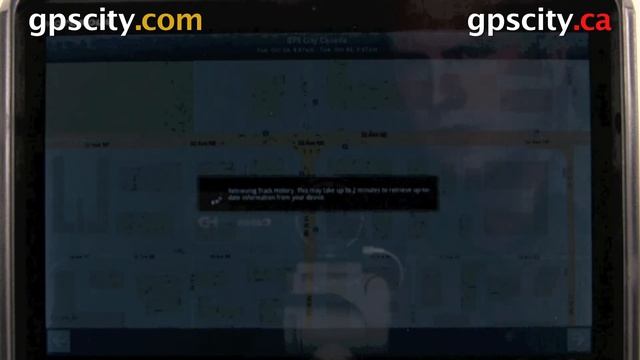 Garmin GTU-10 Track History on a Android Tablet with GPS City смотреть онлайн