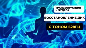 Трансформация и чудеса, восстановление ДНК