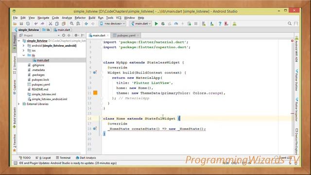Flutter Android S1E2 : ListView - OnClick then CupertinoDialog