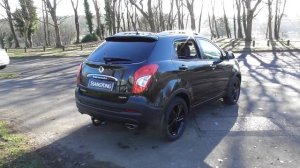 SsangYong Korando 2.2 2WD T-Tronic Auto finished in Space Black Metallic , video walk around!