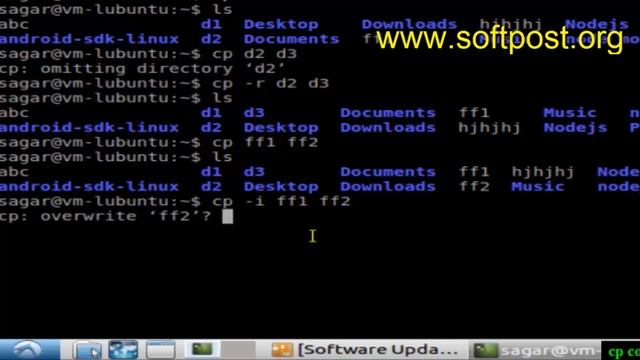 cp command in Arch Linux смотреть онлайн