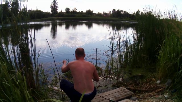 Рыбалка экранами на озере. Подготовка.