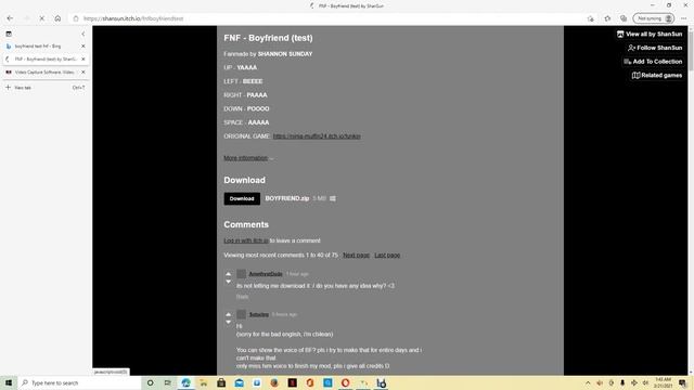 How to get the fnf test BF
