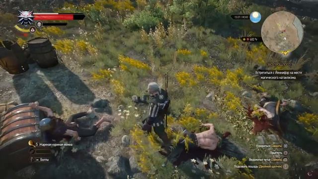 The Witcher 3 Знакомство с Крахом | кража маски и спасение семьи! №30 смотреть онлайн