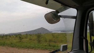 Объездная Улан-Удэ, вид из кабины грузовика и первые впечатления