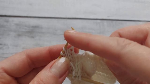 Цепочка. Узор спицами смотреть онлайн